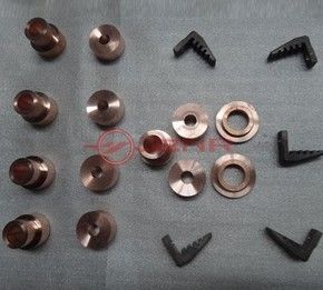 عالية الجهد النحاس التنغستن أقطاب W70Cu30 جيد الانحناء قوة المزود